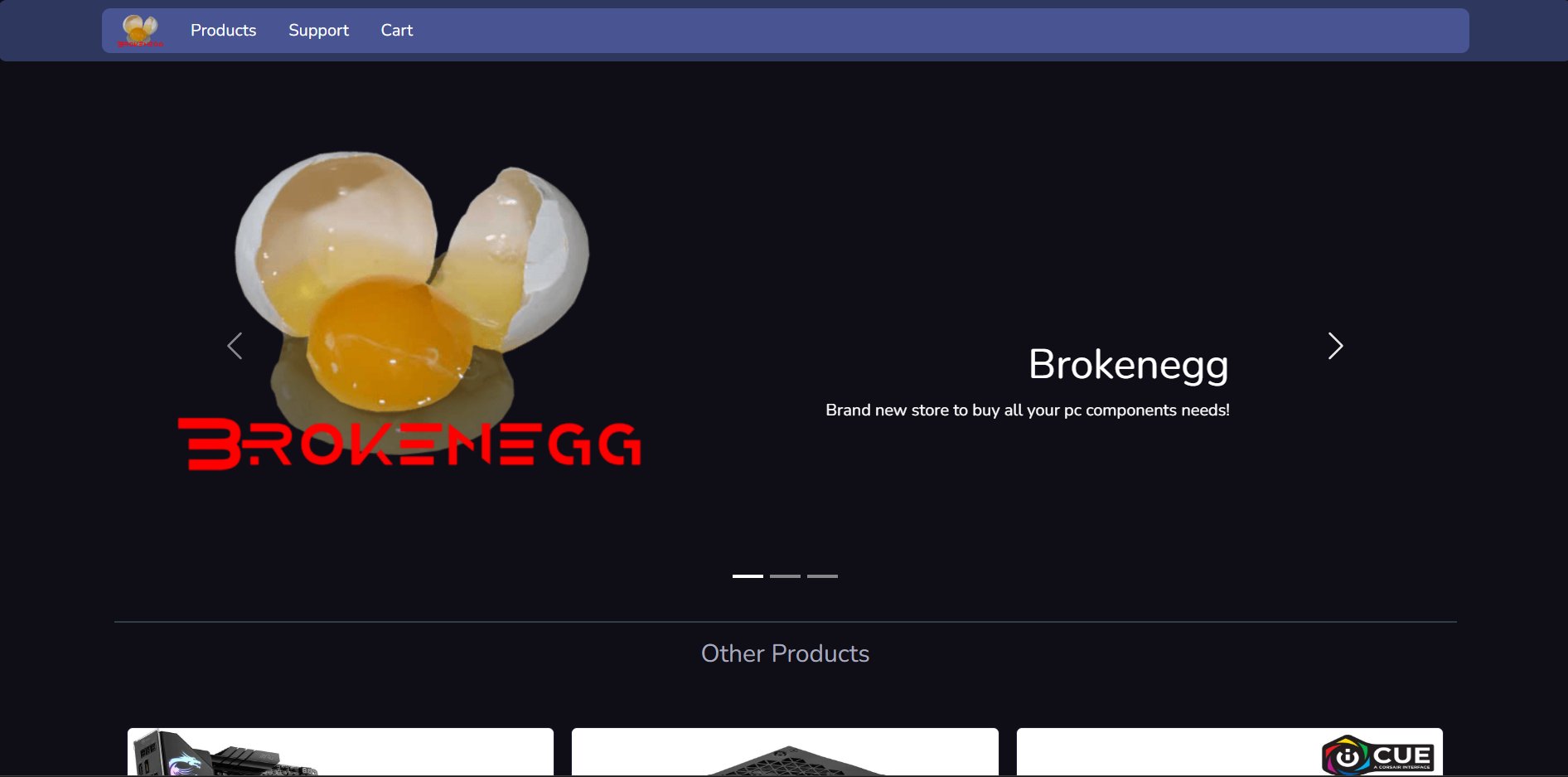 A picture of one of my old projects of building a website about robotics